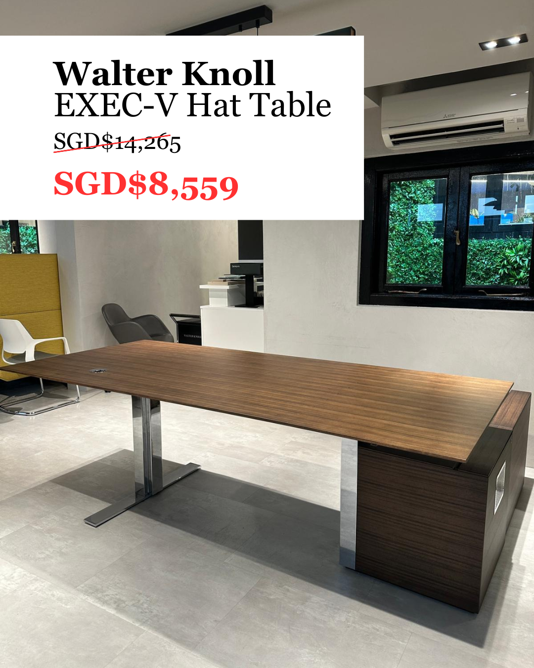 Walter Knoll – EXEC-V HAT Table